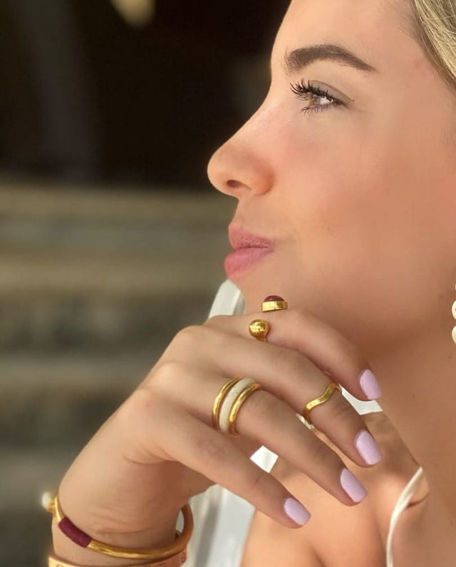 Besonderer Schmuck vergoldet aus Südamerika - Ethnischer Schmuck - KOOMPLIMENTS