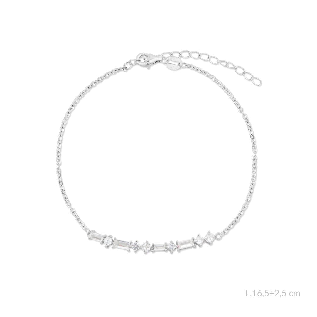 Feines Armband mit Zirkonia - INDIGO Armband KOOMPLIMENTS
