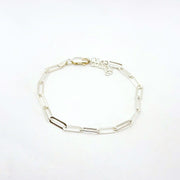 Rechteckiges Gliederarmband aus Silber Armband KOOMPLIMENTS