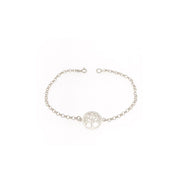 Silber Kettenarmband mit Lebensbaum Armband KOOMPLIMENTS