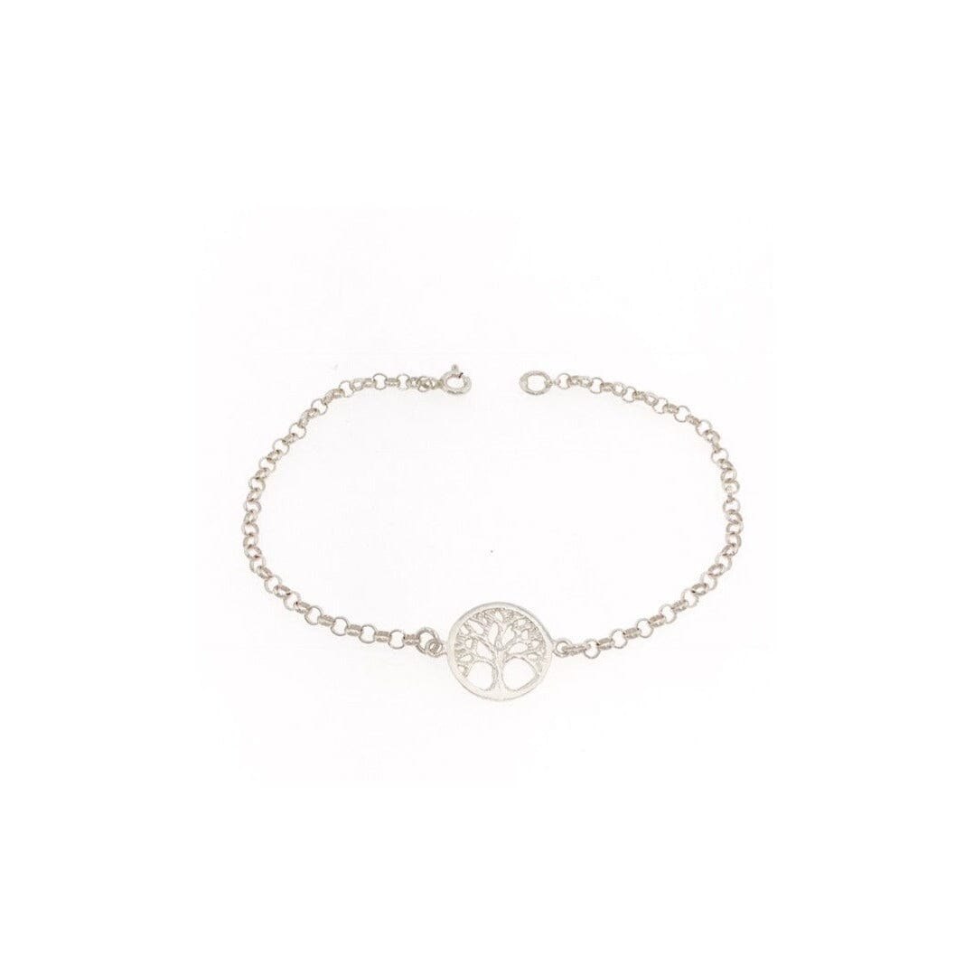 Silber Kettenarmband mit Lebensbaum Armband KOOMPLIMENTS