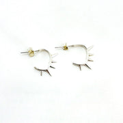 Silber Ohrstecker mit Stacheln Ohrringe KOOMPLIMENTS