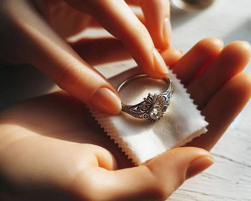 Nettoyer les bagues en argent
