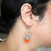 Tuareg Ohrringe aus 925 Silber mit Naturstein Ohrringe KOOMPLIMENTS