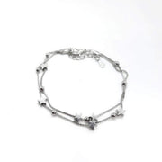 925 Sterlingsilber Armband mit Kugeln und Sternen - Universum Armband KOOMPLIMENTS