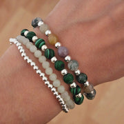 Armband mit Amethyst-Perlen Armband KOOMPLIMENTS