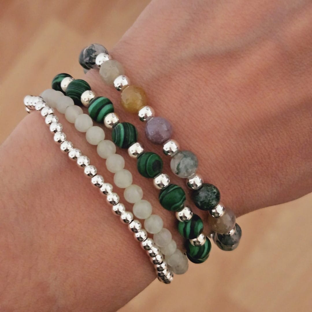 Armband mit Amethyst-Perlen Armband KOOMPLIMENTS