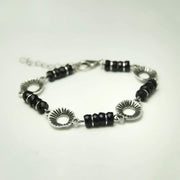 Armband mit Kreisen und Rondellen - ORGANIC Armband KOOMPLIMENTS