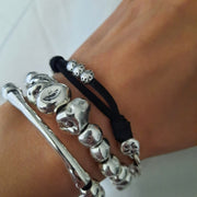 Armreif Armband Schwarz Spirale Armband KOOMPLIMENTS