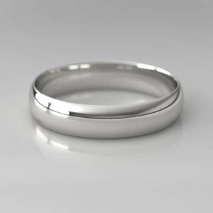Large bague en argent avec bande large de 5mm