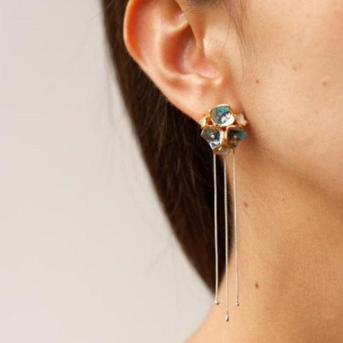 Einzigartige bunte Ohrstecker für Frauen - Galaxea Ohrstecker KOOMPLIMENTS