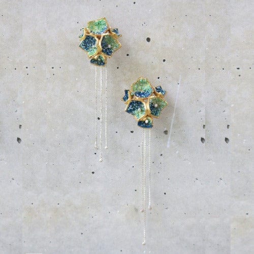 Einzigartige bunte Ohrstecker für Frauen - Galaxea Ohrstecker KOOMPLIMENTS