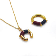 Goldring mit Spikes und Faden - FARO Ringe KOOMPLIMENTS