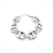 Grosses Silber Glieder-Armband - Links Armband KOOMPLIMENTS