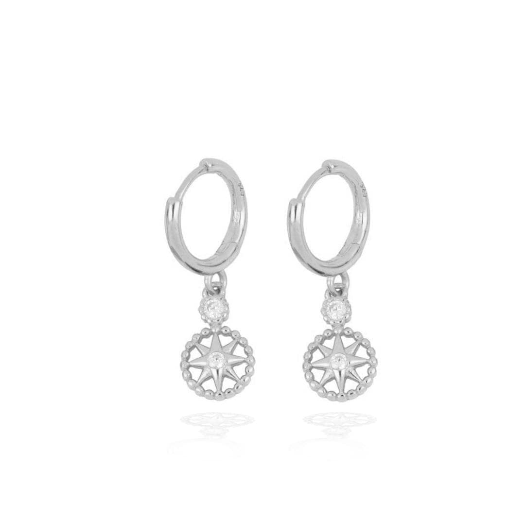 Kleine Sonnen Ohrringe aus Silber Ohrringe KOOMPLIMENTS