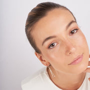 Lange Silber Ohrringe mit Stäben Ohrringe KOOMPLIMENTS