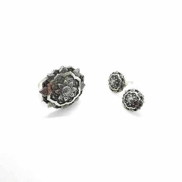 Mandala Blumen-Ring Ringe KOOMPLIMENTS