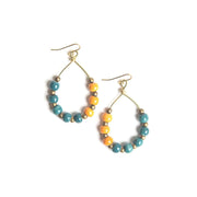 Nachhaltige Damen Ohrringe mit Perlen  - COLOR POP Ohrringe KOOMPLIMENTS