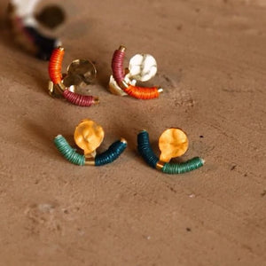 Pendientes sostenibles de oro - TOTA