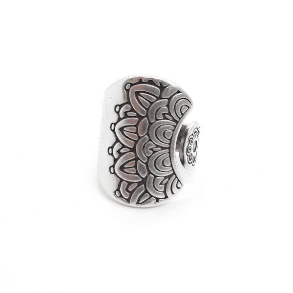 Offener ethnischer Mandala Ring für Frauen Ringe KOOMPLIMENTS