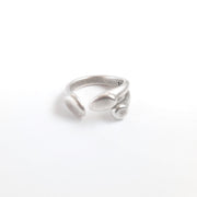 Ring aus massivem Silber - Ast Ringe KOOMPLIMENTS