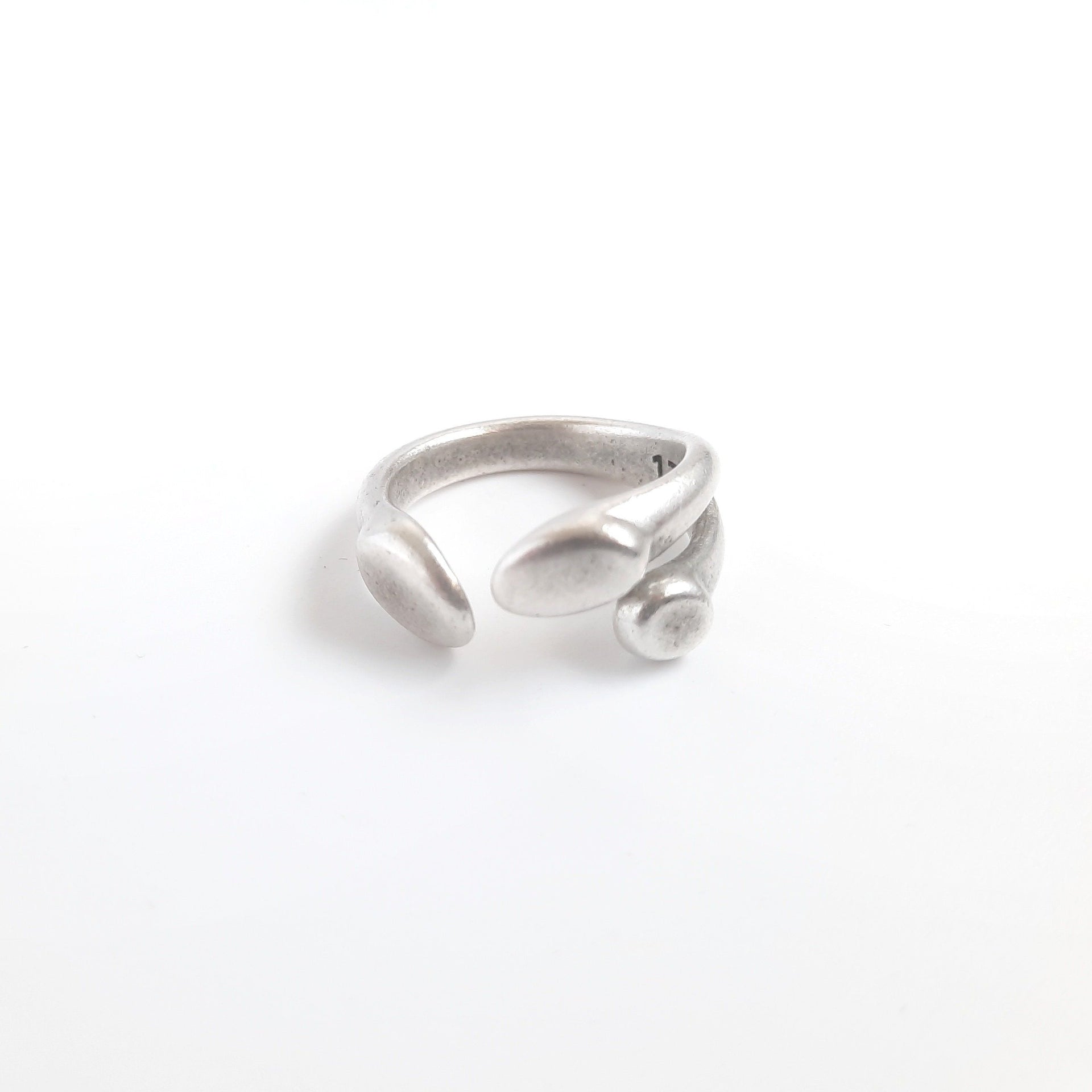 Ring aus massivem Silber - Ast Ringe KOOMPLIMENTS