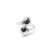 Ring Verstellbar Silber - Kastagnetten Ringe KOOMPLIMENTS