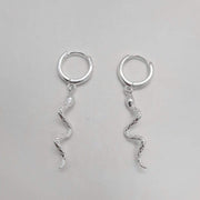 Schlangen Ohrringe Silber - Snake Ohrringe KOOMPLIMENTS
