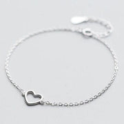 Silber Armband mit Herz - Eliza Armband KOOMPLIMENTS