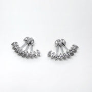 Silber Damen Ohrringe Pfau Ohrringe KOOMPLIMENTS