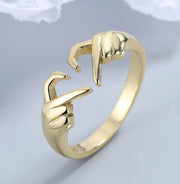 Gold Ring Herz