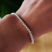 925 Silberarmband mit Kugeln – Verstellbarer Verschluss Armband KOOMPLIMENTS
