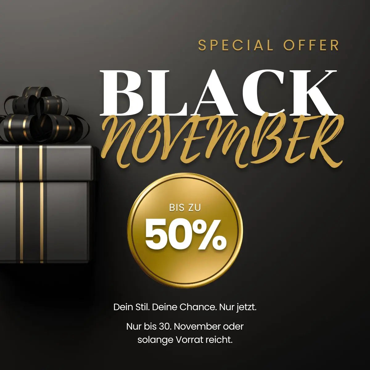 Black November - Biz zu 50% Rabatt Schmuck