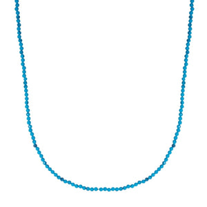 Kurze Kette mit Mini-Türkisperle - ESSENZIAS