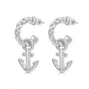 Silberohrringe mit Meeres-Symbol | KOOMPLIMENTS