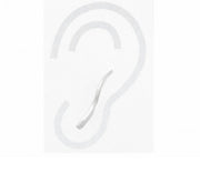 Silber Ohrkletterer | Minimalistische Ohrringe 28 mm, 925 Silber | KOOMPLIMENTS