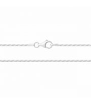 Kordel Silberkette 40 cm | KOOMPLIMENTS