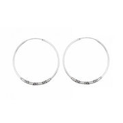 Boho Creolen aus 925er Sterlingsilber | KOOMPLIMENTS