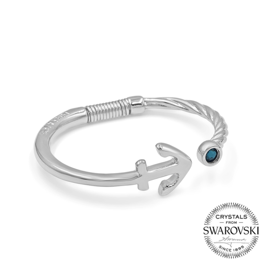 Swarovski Armreif mit Seesymbol | Schmuck aus Spanien | KOOMLIMENTS