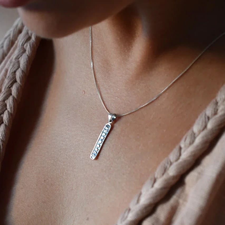 925 Silber Venezianische Kette mit Mondphasen | Silberschmuck Schweiz | KOOMPLIMENTS