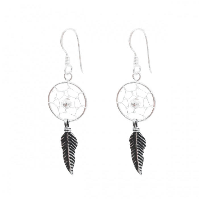 Ohrringe aus 925 Silber Traumfänger -Design | KOOMPLIMENTS