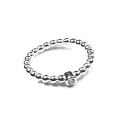925 Silberring mit Zirkonia | KOOMPLIMENTS