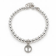 Armband mit Friedenssymbol Armband KOOMPLIMENTS