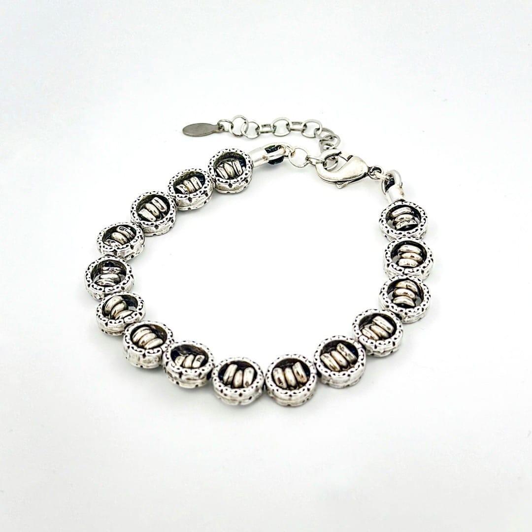 Armband mit Ringen und Scheiben - Eleonore Armband KOOMPLIMENTS
