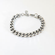 Breites Edelstahl Kettenarmband - Gold Armband KOOMPLIMENTS