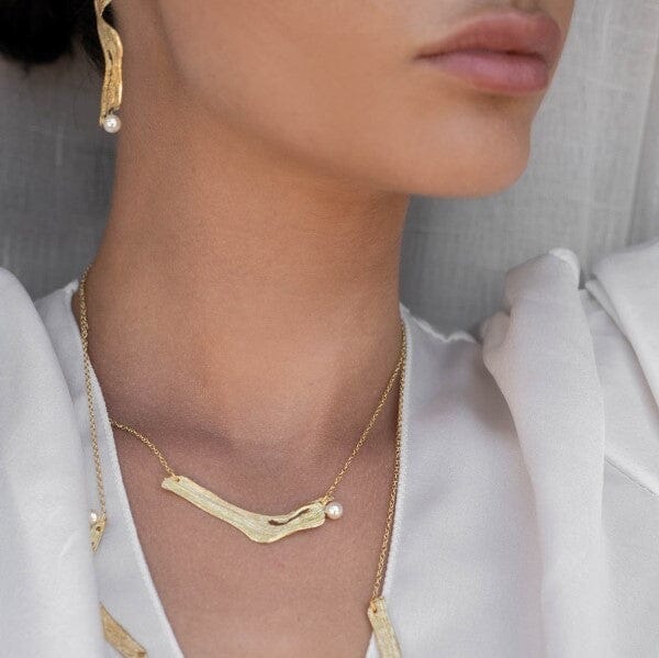 Choker mit Perle NOVEL Halsketten KOOMPLIMENTS