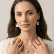 Creolen mit Lebensbaum Ohrringe KOOMPLIMENTS