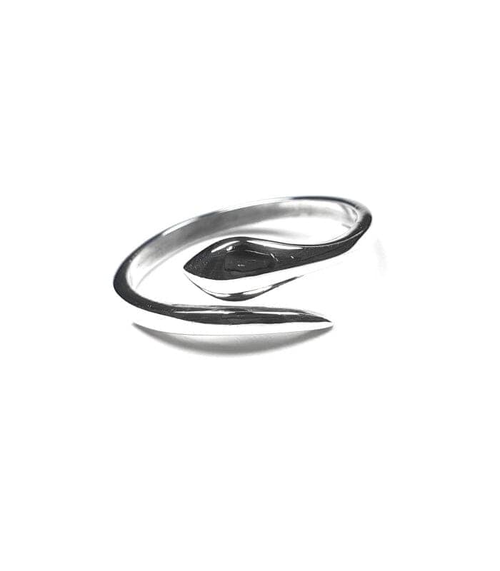Damen Ring Silber in Schlangenform - Snake Ringe KOOMPLIMENTS