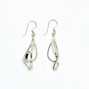 Designer Ohrringe aus Silber - Mess Ohrringe KOOMPLIMENTS