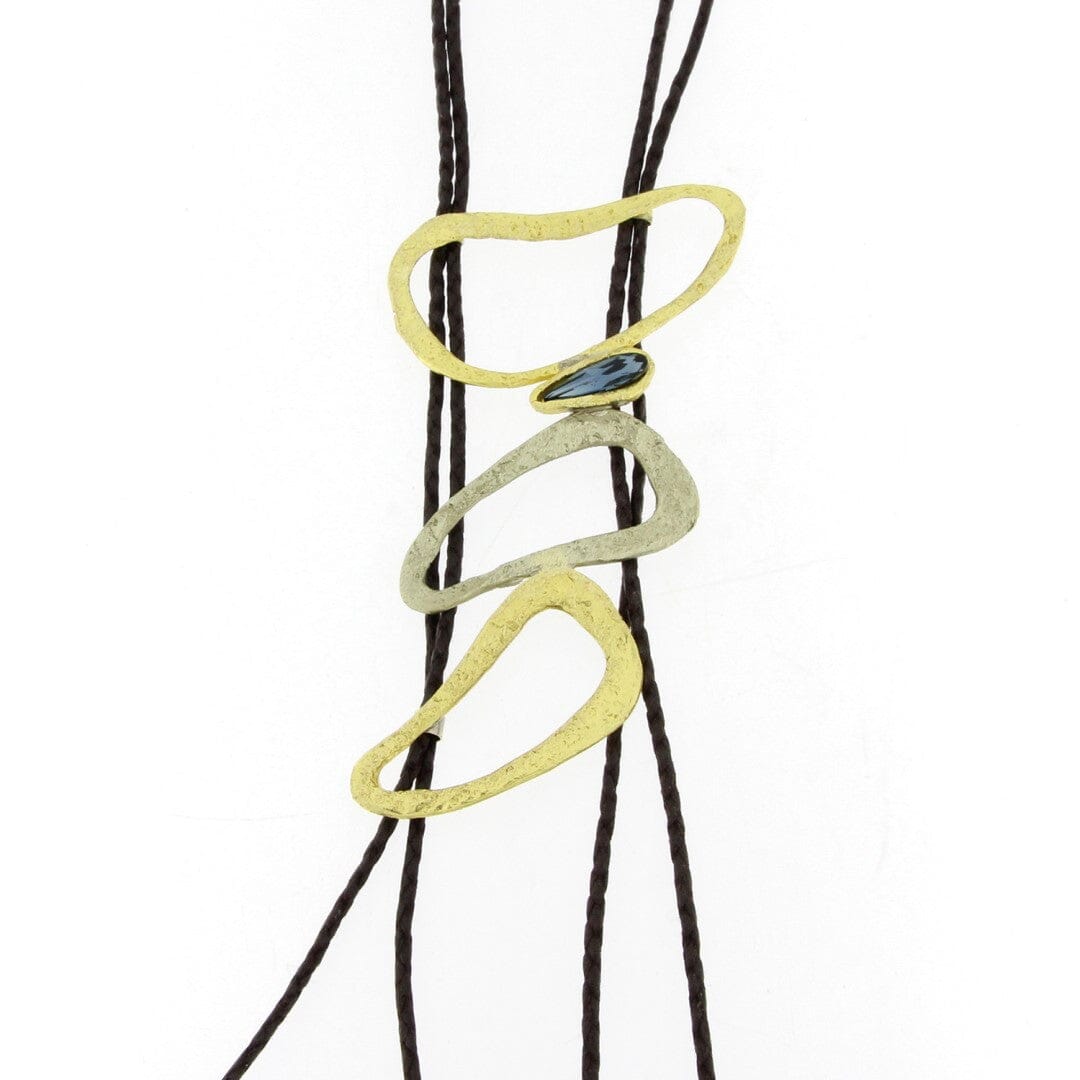 Elegante lange Halskette mit Ringen - ADORE Halsketten KOOMPLIMENTS 